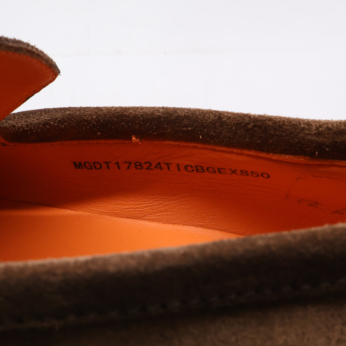 SANTONI サントーニ MGDT17824TICBGEXS50 スエード ローファー シューズ