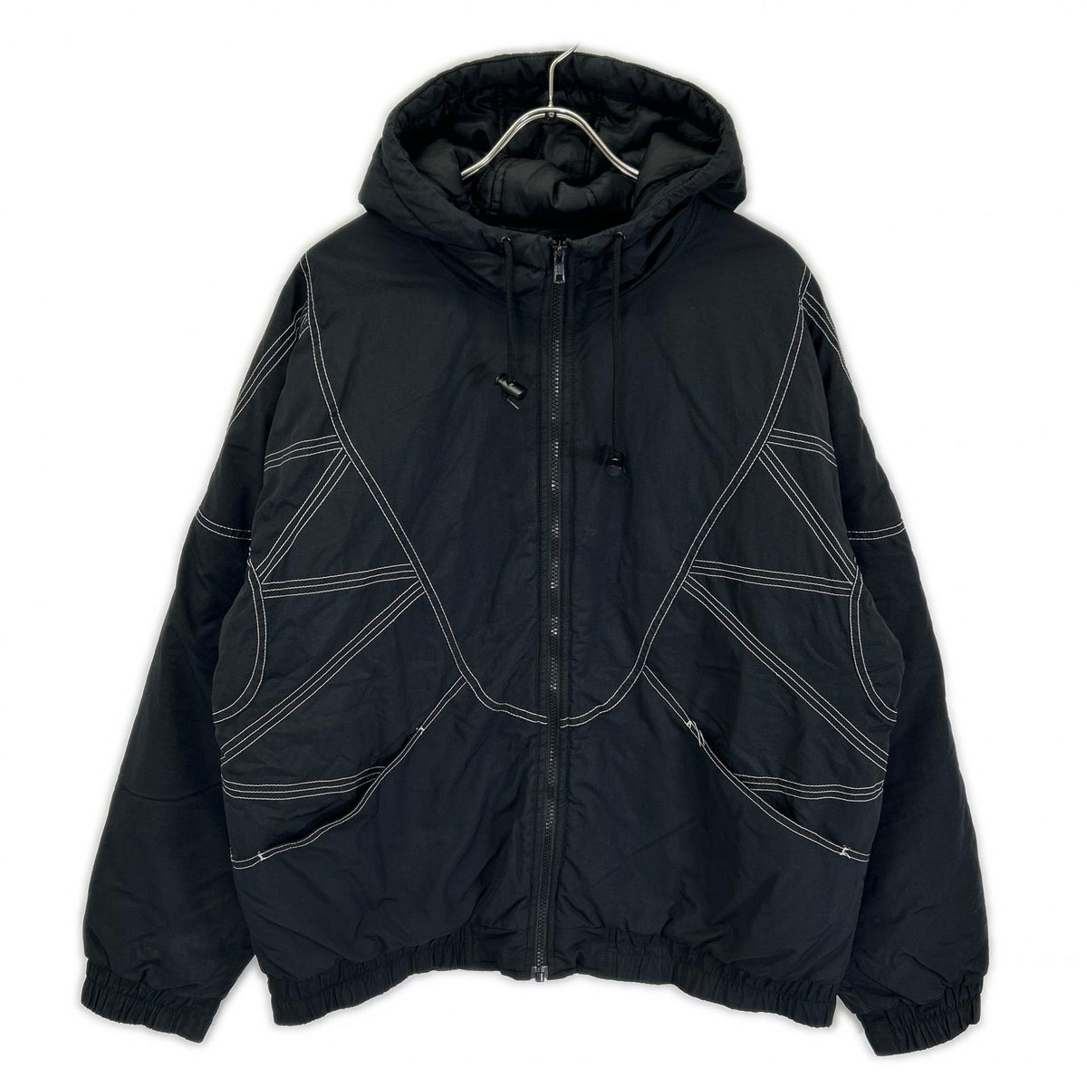Supreme シュプリーム 18AW ブラック Zig Zag パフィージャケット ジャケット