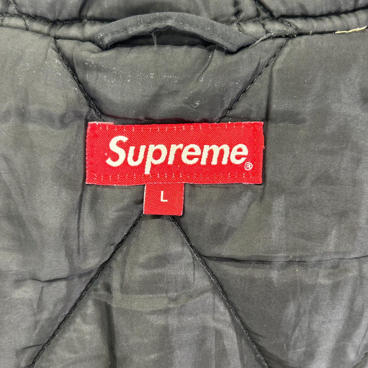 Supreme シュプリーム 18AW ブラック Zig Zag パフィージャケット ジャケット