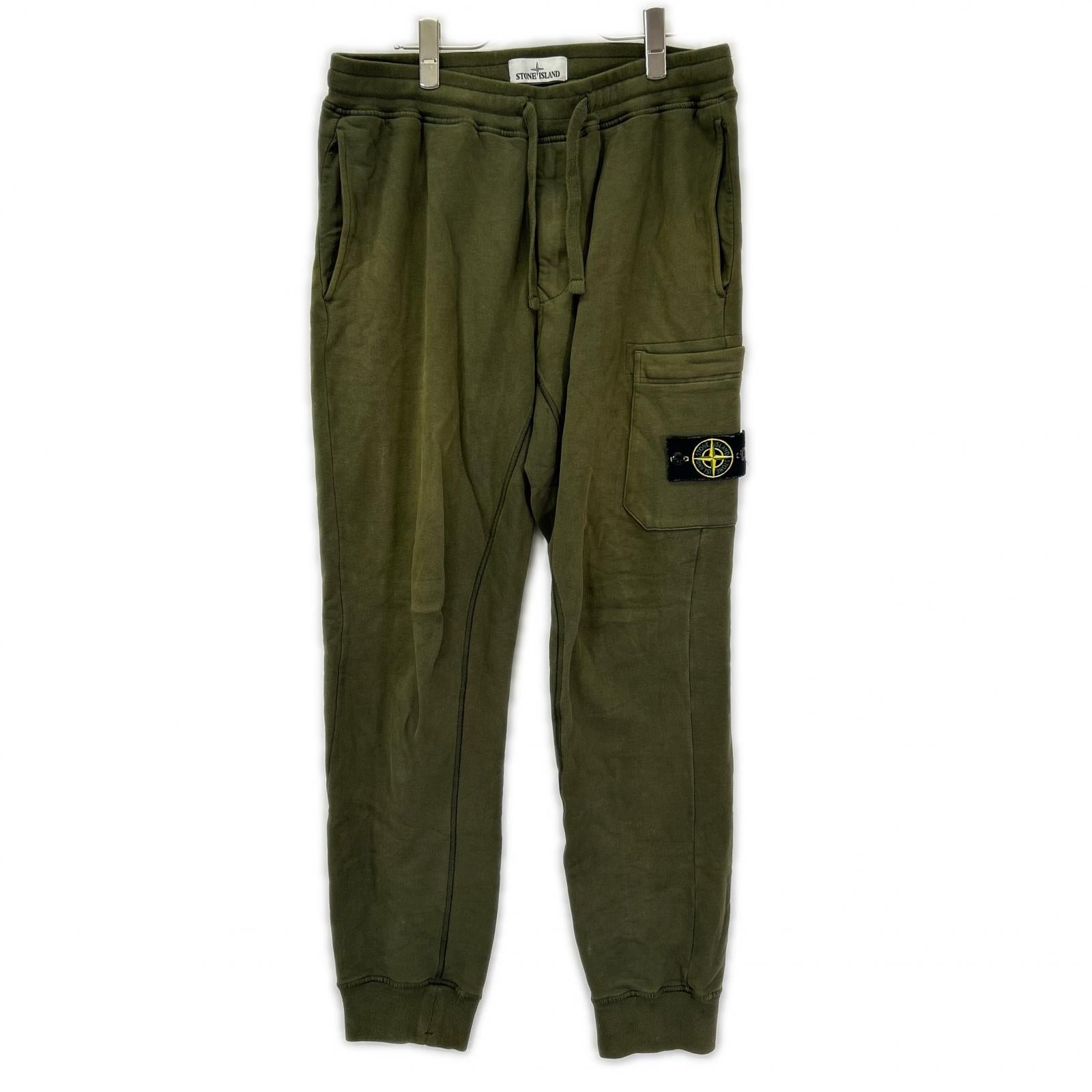 STONE ISLAND ストーンアイランド 731564520 カーキ スウェットパンツ ボトムス