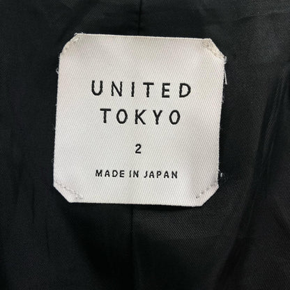 UNITED TOKYO ユナイテッドトウキョウ 132552002 ブラック 羊革 ダブルライダースジャケット ジャケット