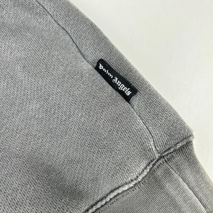 Palm Angels パームエンジェルス Gray Logo Sweatshirt Tops