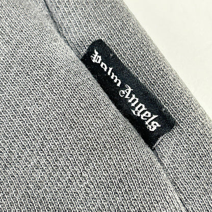 Palm Angels パームエンジェルス Gray Logo Sweatshirt Tops