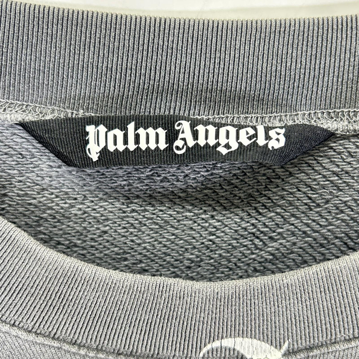 Palm Angels パームエンジェルス グレー ロゴ スウェット トレーナー トップス