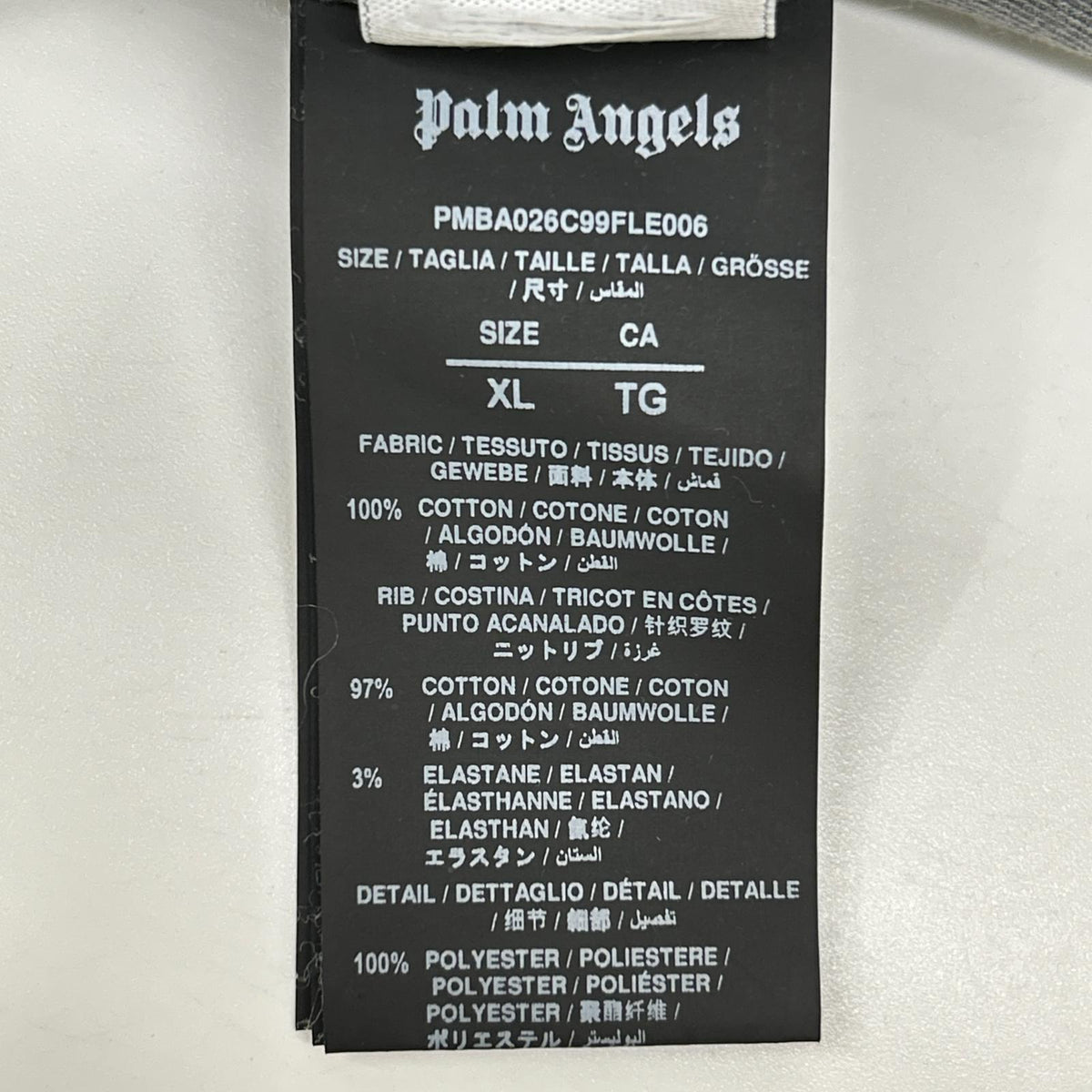 Palm Angels パームエンジェルス Gray Logo Sweatshirt Tops