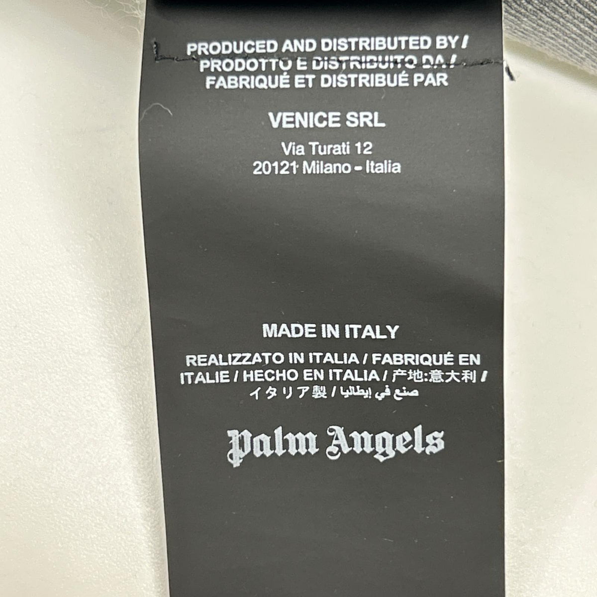 Palm Angels パームエンジェルス Gray Logo Sweatshirt Tops