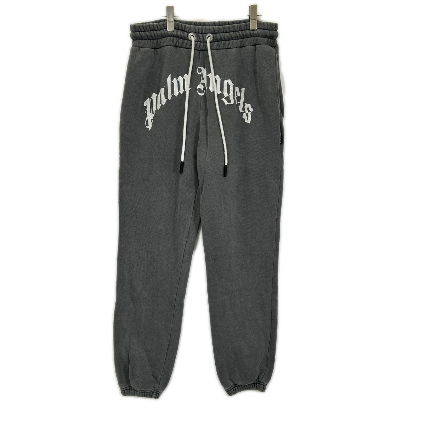 Palm Angels パームエンジェルス グレー ロゴ スウェット パンツ ボトムス