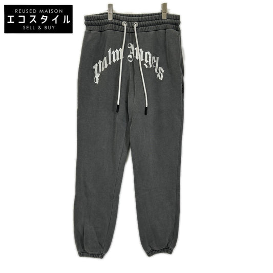 Palm Angels パームエンジェルス グレー ロゴ スウェット パンツ ボトムス
