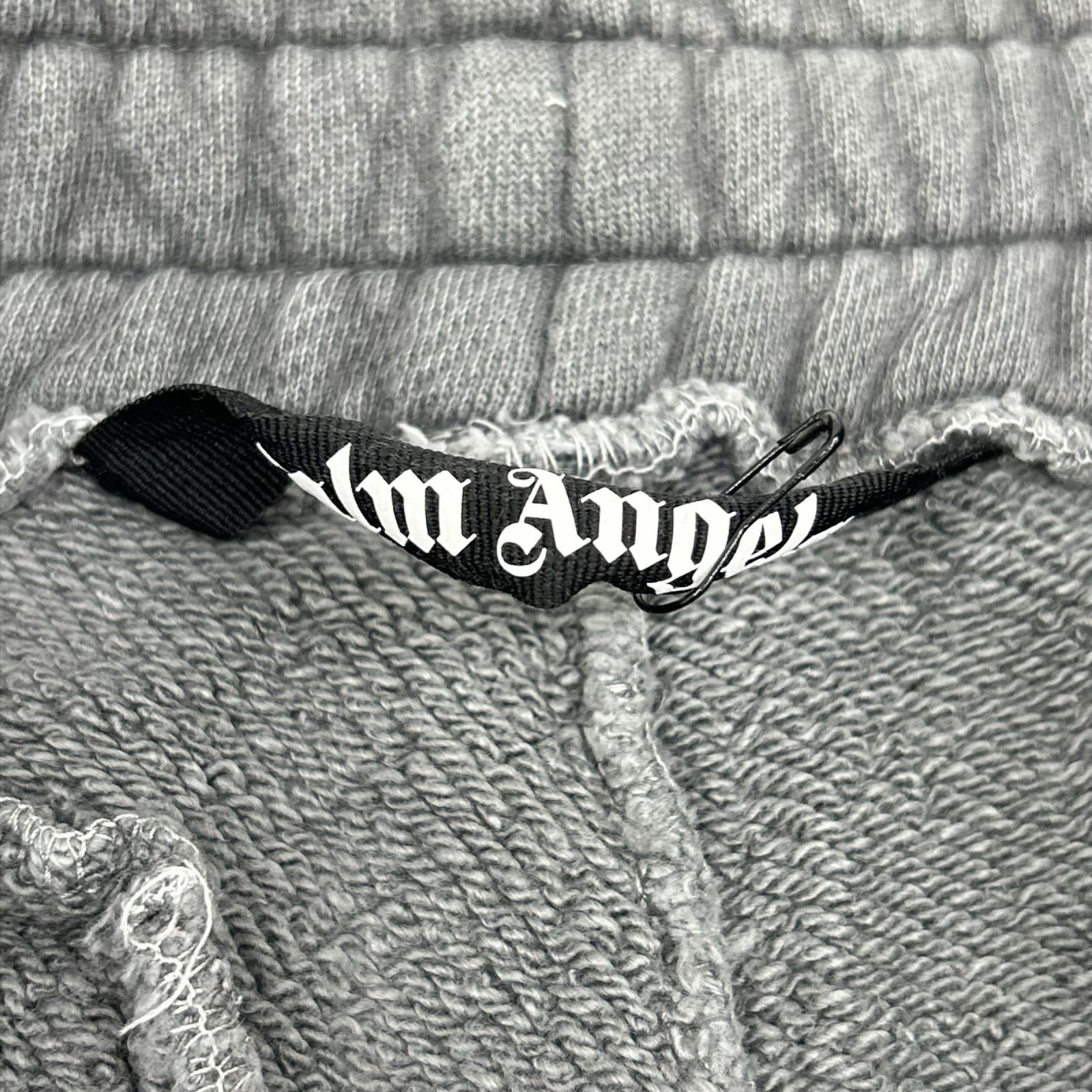 Palm Angels パームエンジェルス グレー ロゴ スウェット パンツ ボトムス