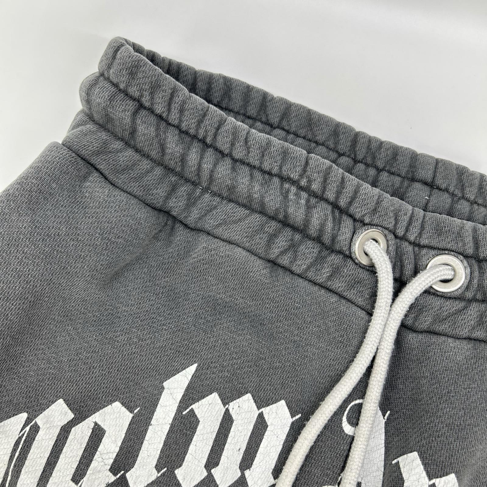 Palm Angels パームエンジェルス グレー ロゴ スウェット パンツ ボトムス
