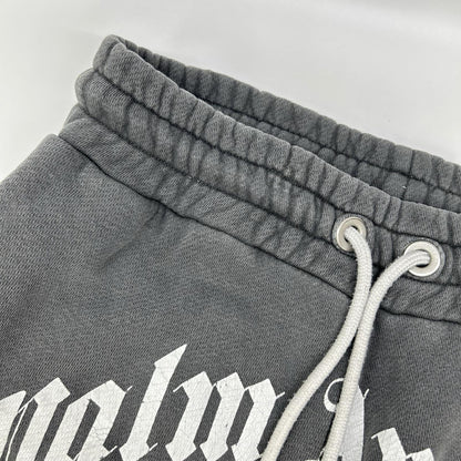 Palm Angels パームエンジェルス グレー ロゴ スウェット パンツ ボトムス