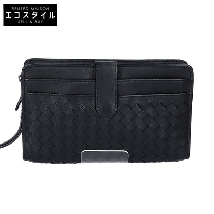 BOTTEGA VENETA ボッテガヴェネタ レザー イントレチャート セカンドバッグ クラッチバッグ セカンドバッグ クラッチバッグ