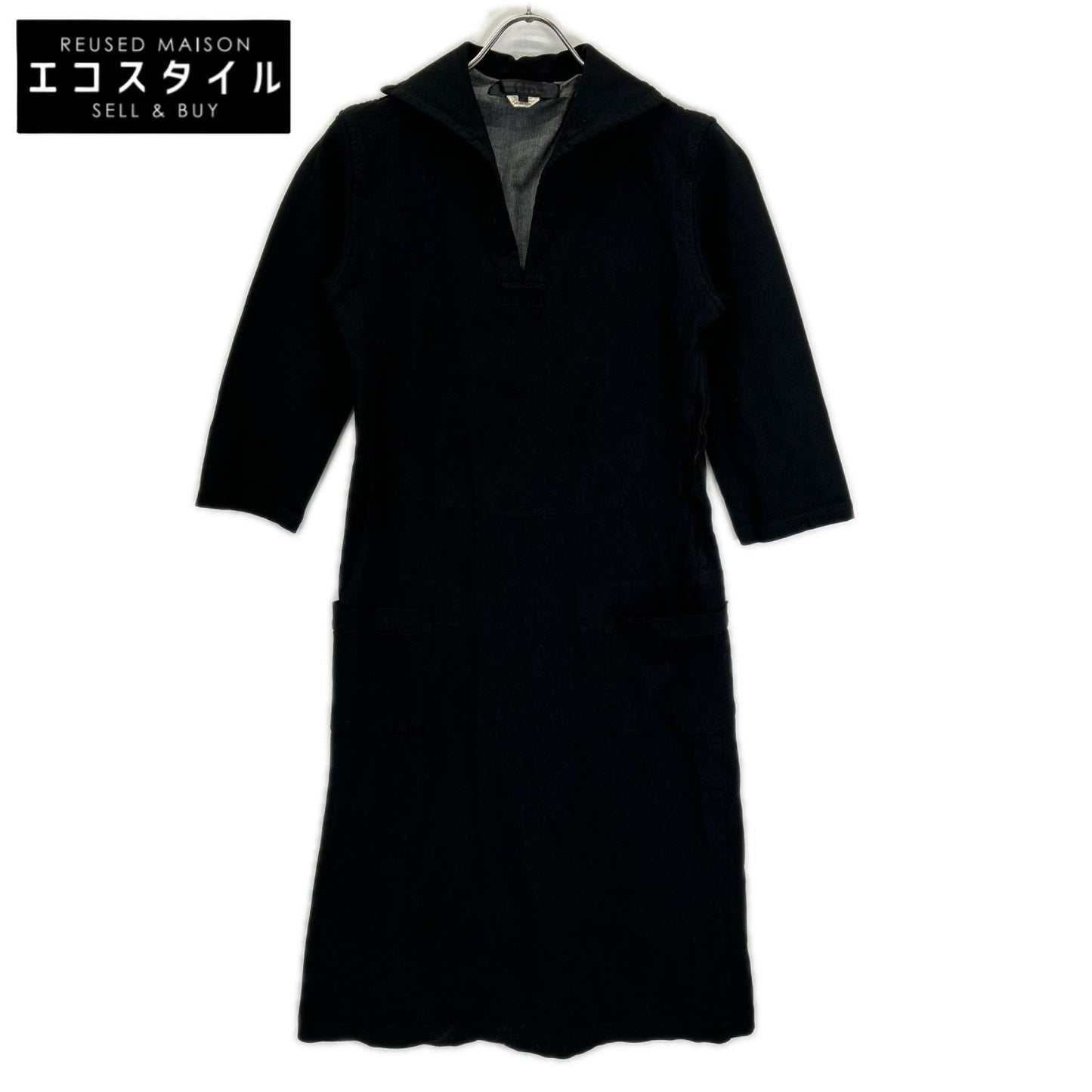 COMMEdesGARCONS COMMEdesGARCONS コムデギャルソンコムデギャルソン（コムコム） RF-O006 10AW ブラック スキッパー ワンピース ワンピース