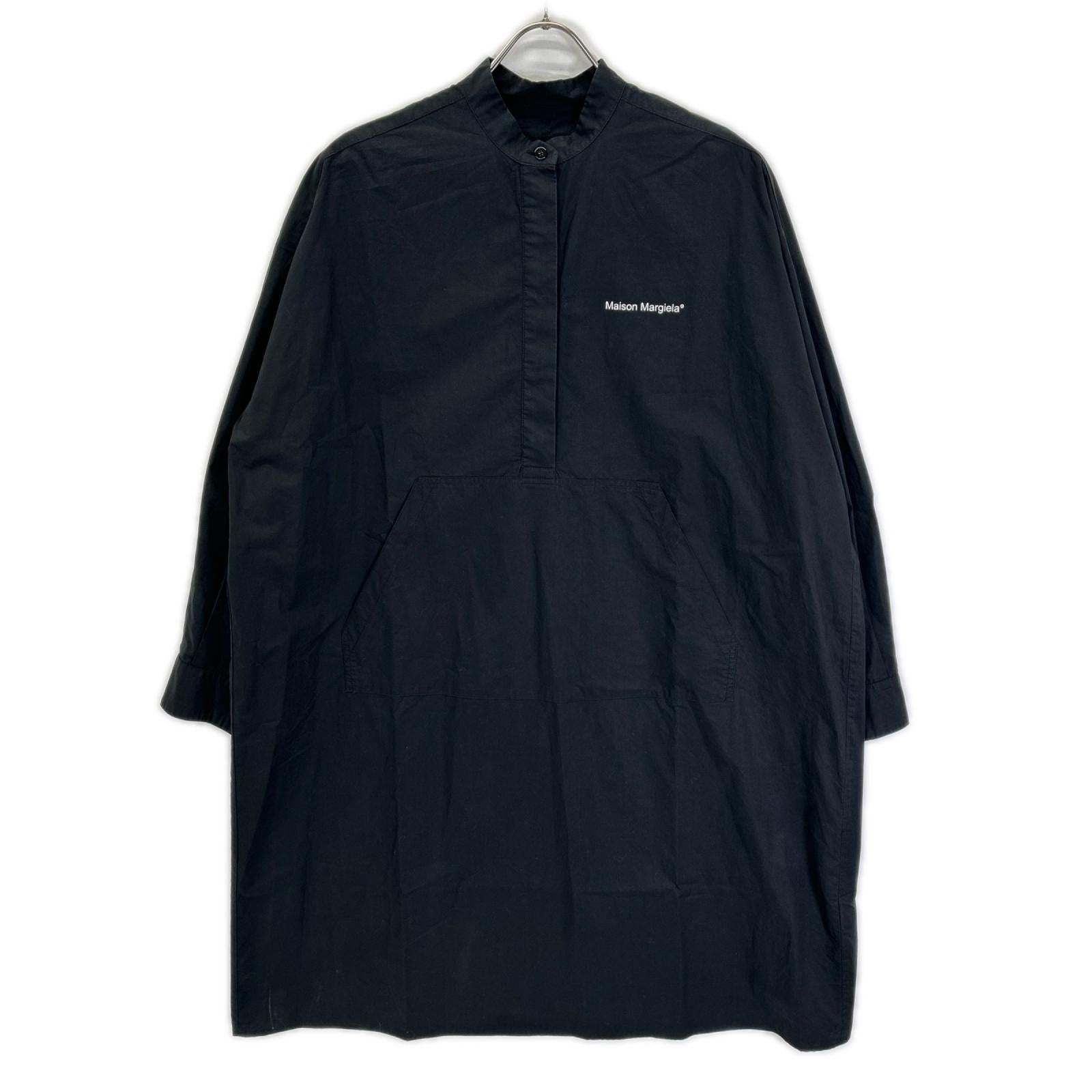 MM6 エムエムシックス S52CT0561 20AW ブラック バンドカラー ワンピース ワンピース