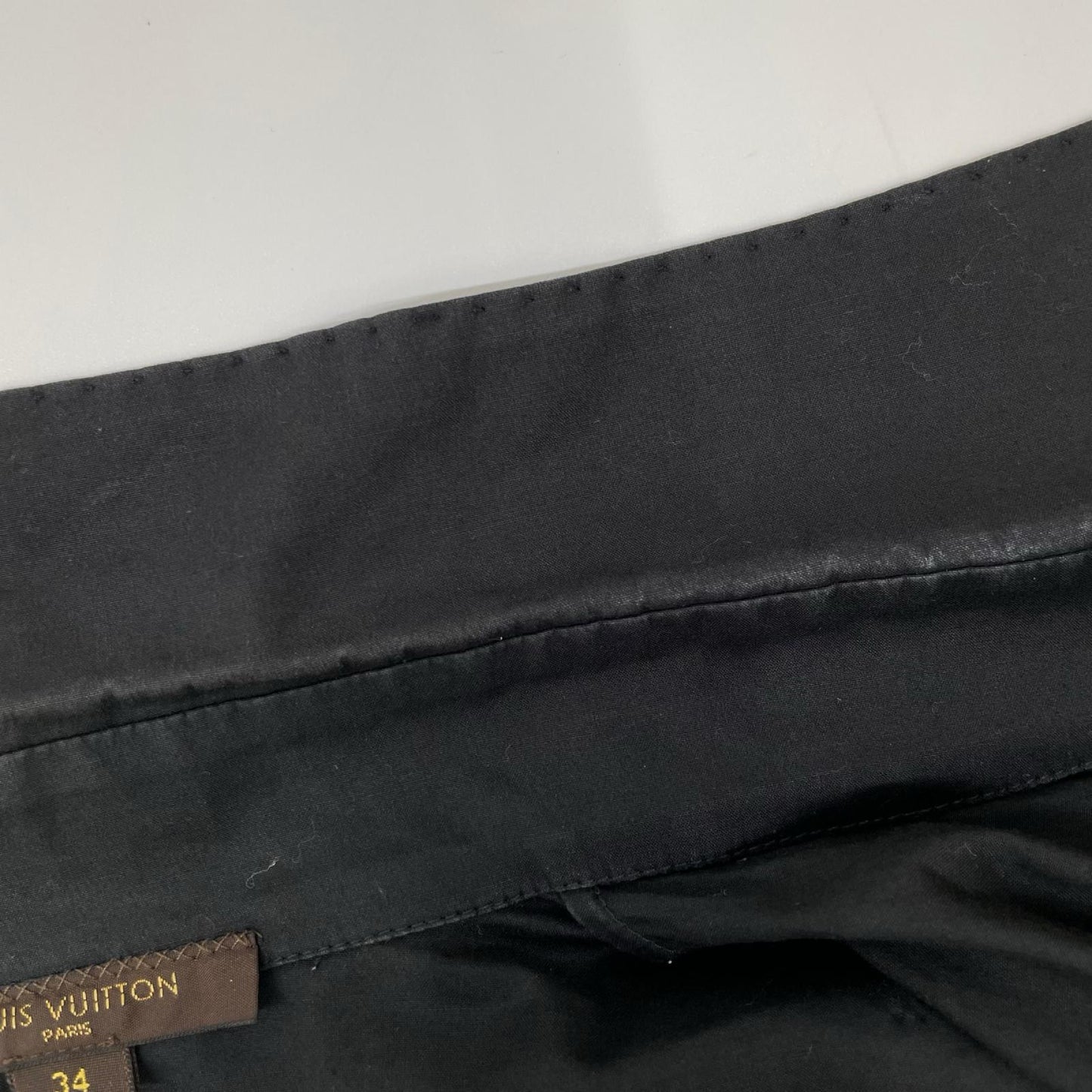 LOUIS VUITTON ルイヴィトン ブラック コットン 半袖 シャツ トップス