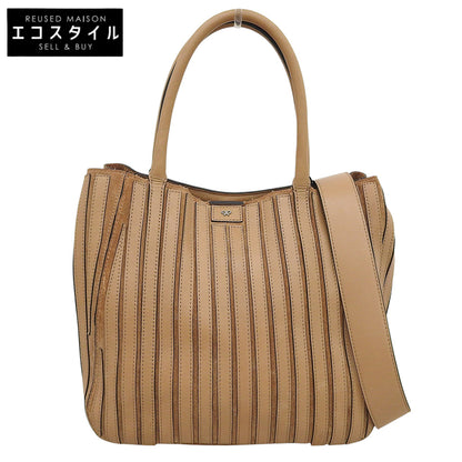 Anya Hindmarch アニヤ ハインドマーチ ヴェルベデーレ 2WAY ハンドバッグ レディース ブラウン ハンドバッグ