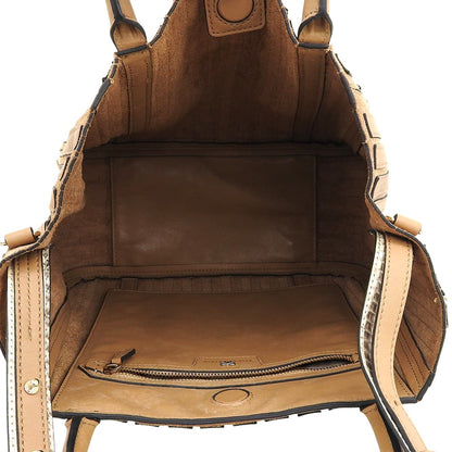 Anya Hindmarch アニヤ ハインドマーチ ヴェルベデーレ 2WAY ハンドバッグ レディース ブラウン ハンドバッグ