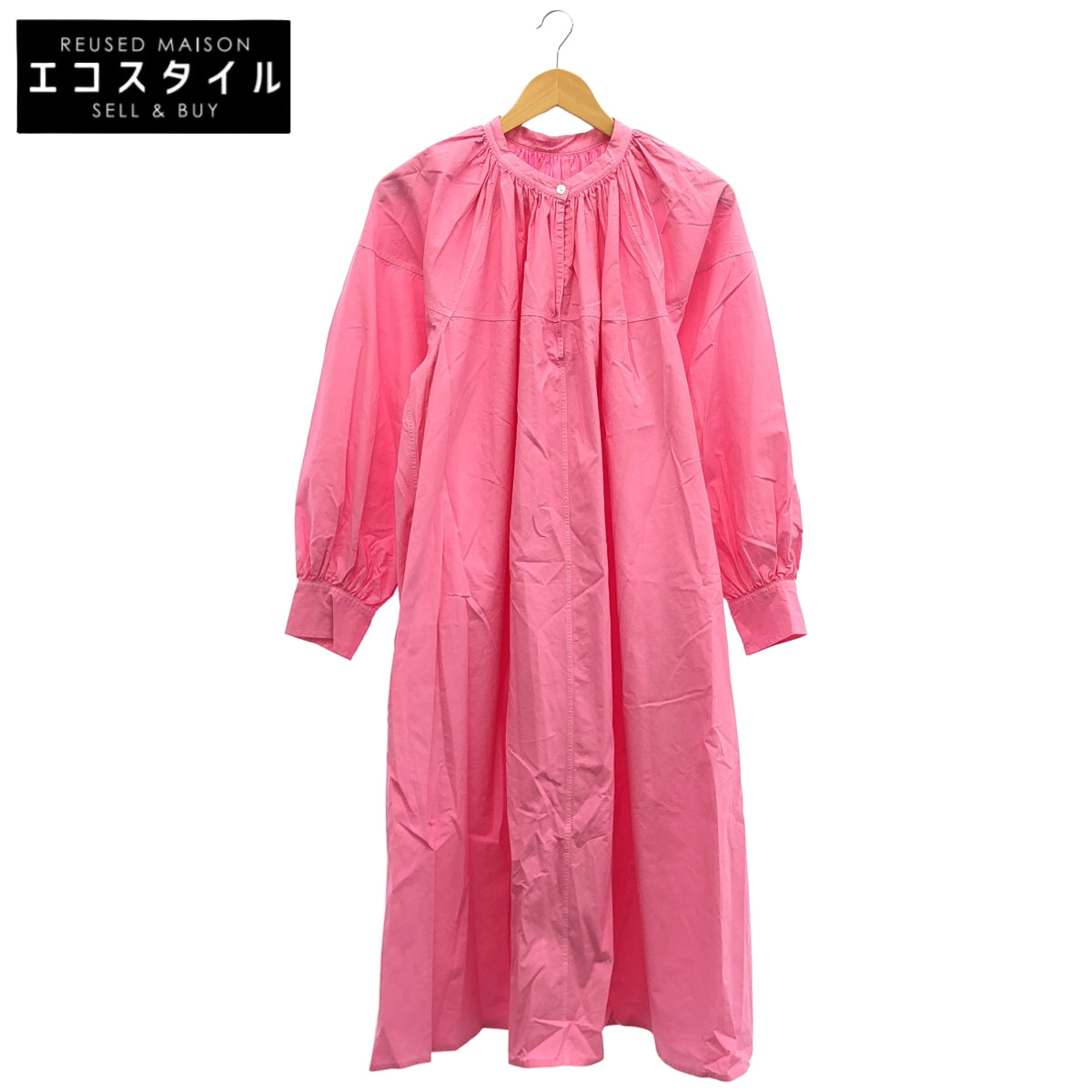 THE SHINZONE ザ シンゾーン ピンク SWITCHING DRESS ドレスワンピース トップス