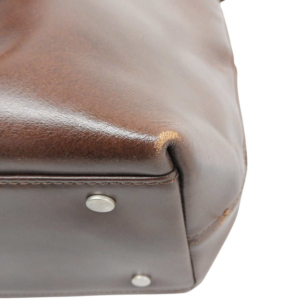HERGOPOCH エルゴポック ワキシングレザー トートバッグ メンズ ブラウン 06-TTM トートバッグ