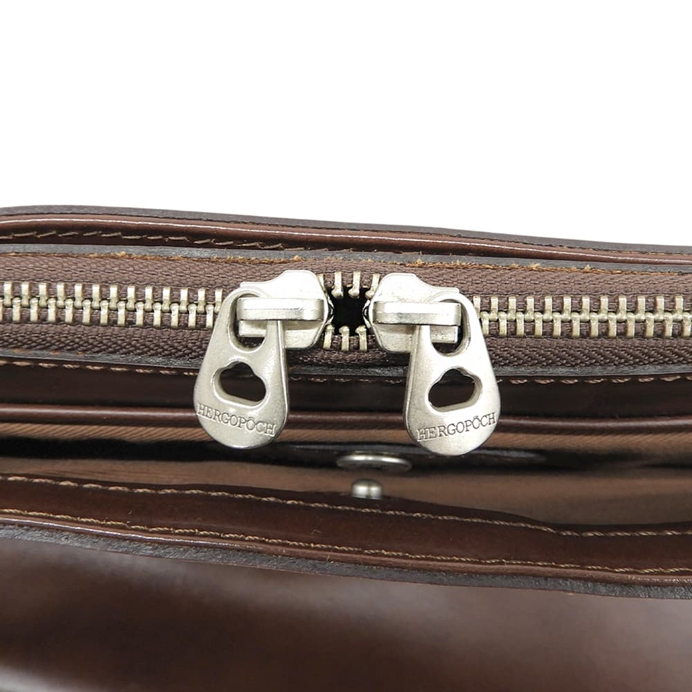 HERGOPOCH エルゴポック ワキシングレザー トートバッグ メンズ ブラウン 06-TTM トートバッグ