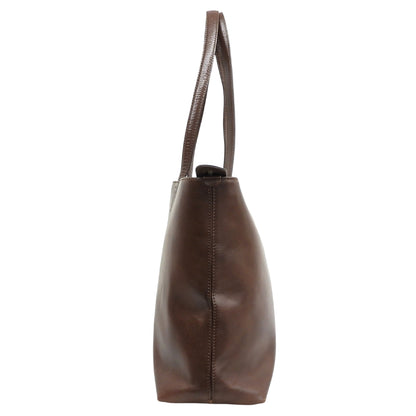 HERGOPOCH エルゴポック ワキシングレザー トートバッグ メンズ ブラウン 06-TTM トートバッグ