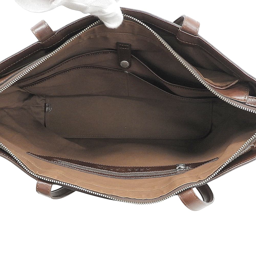 HERGOPOCH エルゴポック ワキシングレザー トートバッグ メンズ ブラウン 06-TTM トートバッグ