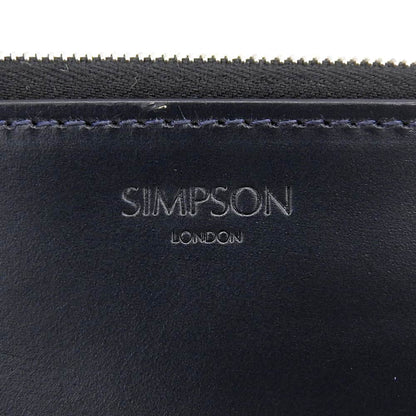 simpson シンプソン ZW3 ダークネイビー ブライドルレザー クラッチバッグ セカンドバッグ メンズ セカンドバッグ クラッチバッグ