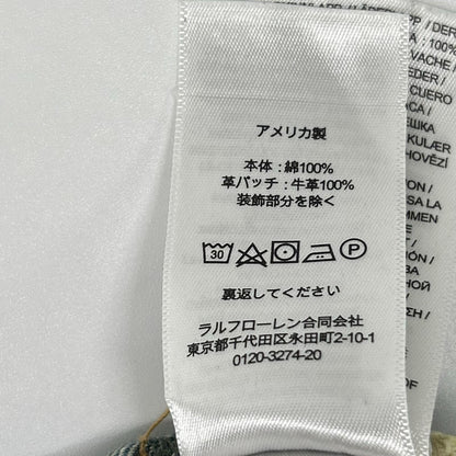 RRL ダブルアールエル スリムフィット リペア加工 セルビッジ デニムパンツ ボトムス