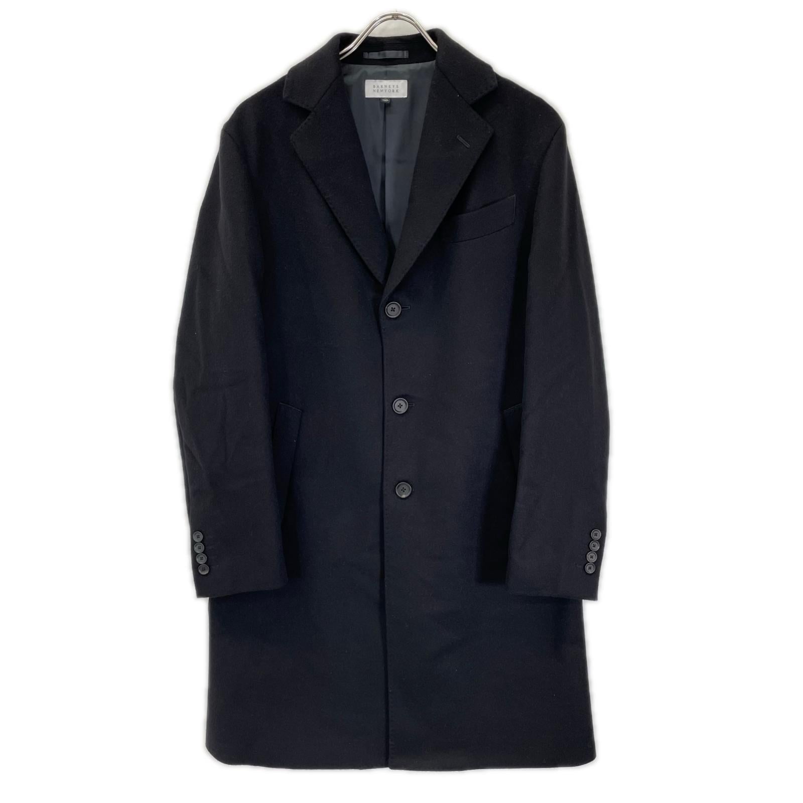 BARNEYSNEWYORK バーニーズニューヨーク 2225714 ネイビー カシミヤ100 チェスターコート コート