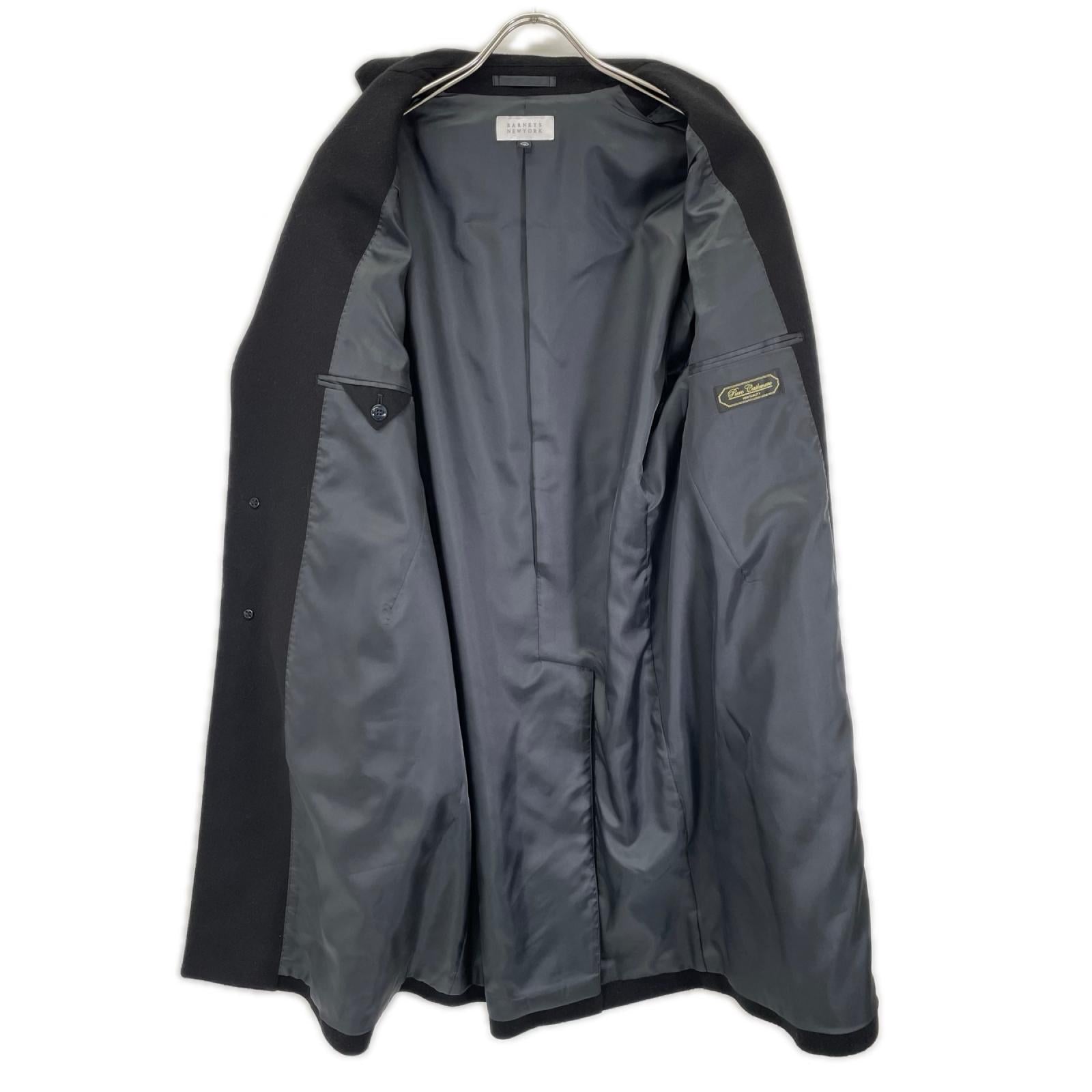 BARNEYSNEWYORK バーニーズニューヨーク 2225714 ネイビー カシミヤ100 チェスターコート コート