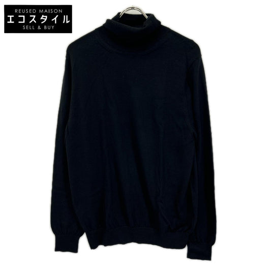 BARNEYSNEWYORK バーニーズニューヨーク 23538019 ブラック ウール タートルネック ニット トップス