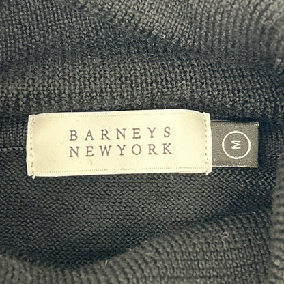 BARNEYSNEWYORK バーニーズニューヨーク 23538019 ブラック ウール タートルネック ニット トップス