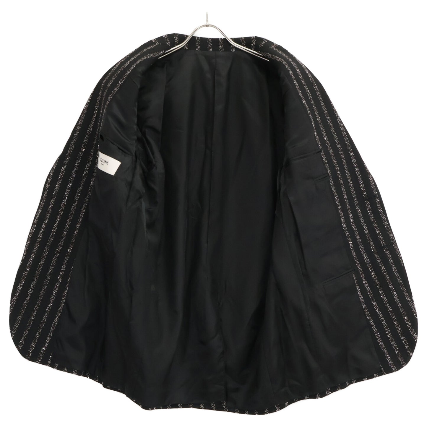 CELINE セリーヌ 【美品/国内正規】2V74G930R マイクロスタッズ ストライプ 2Bテーラードジャケット ジャケット