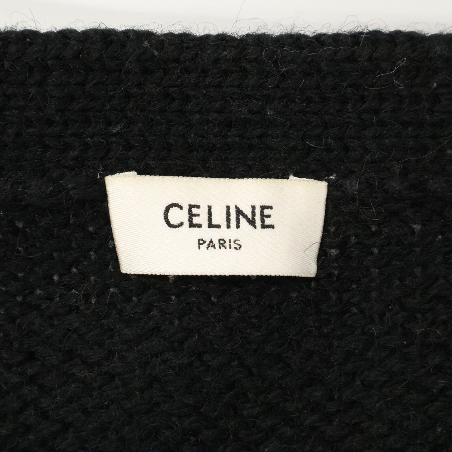 CELINE セリーヌ 【国内正規】2AG52131T エディ・スリマン フラワーエンブロイダリー ウール カーディガン トップス