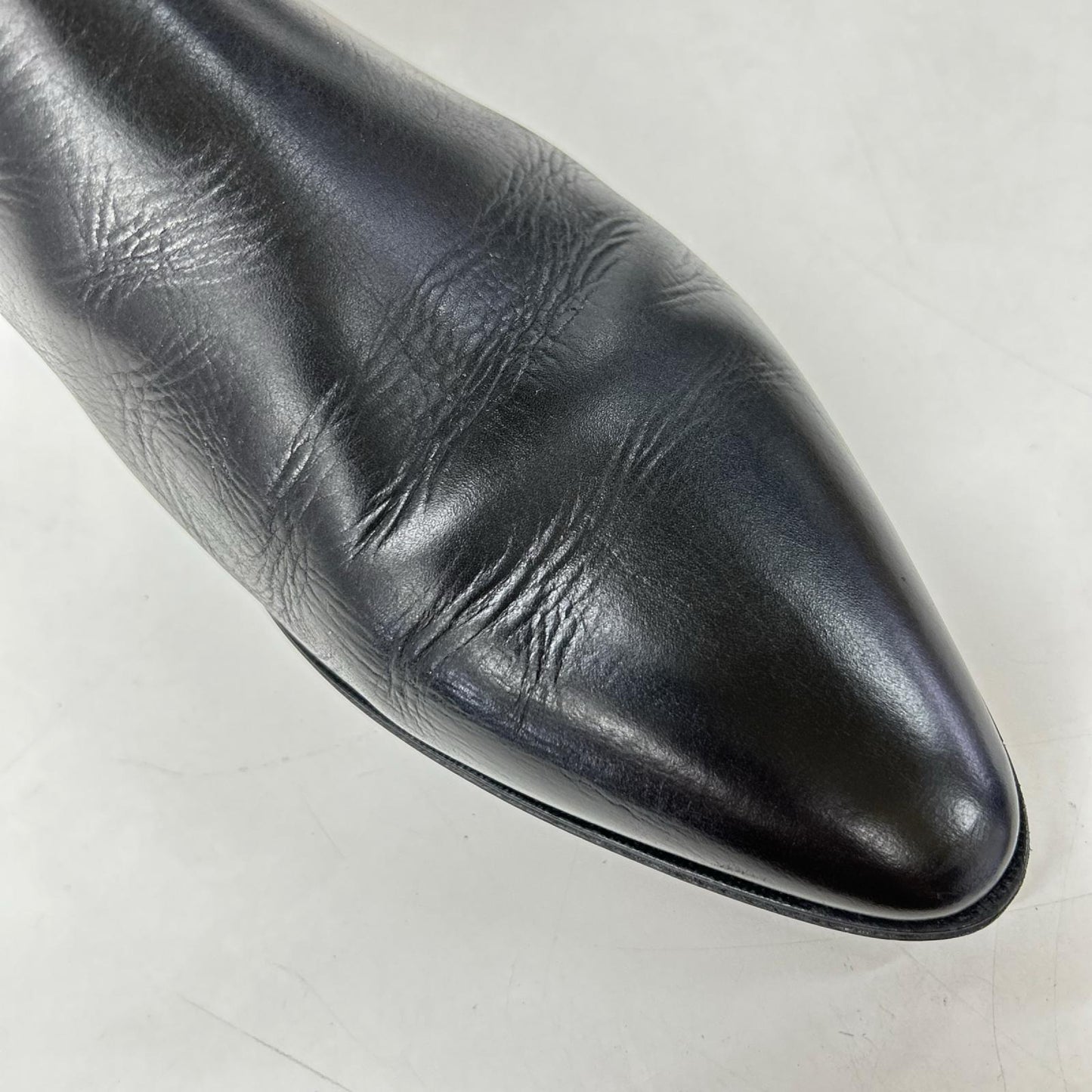 CELINE セリーヌ レザー サイドゴア ブーツ シューズ
