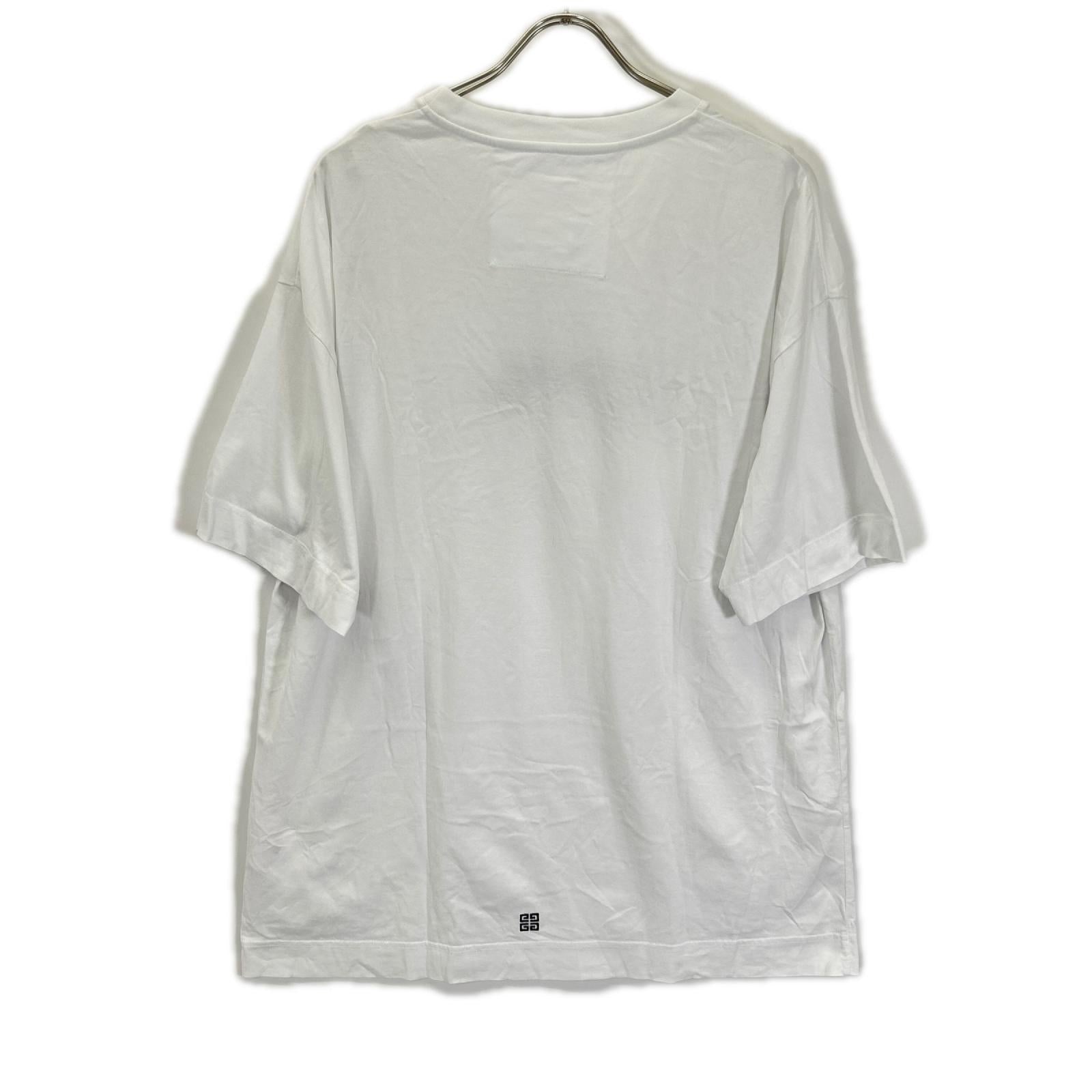 GIVENCHY ジバンシー ホワイト フローラル刺繍 半袖 Tシャツ トップス