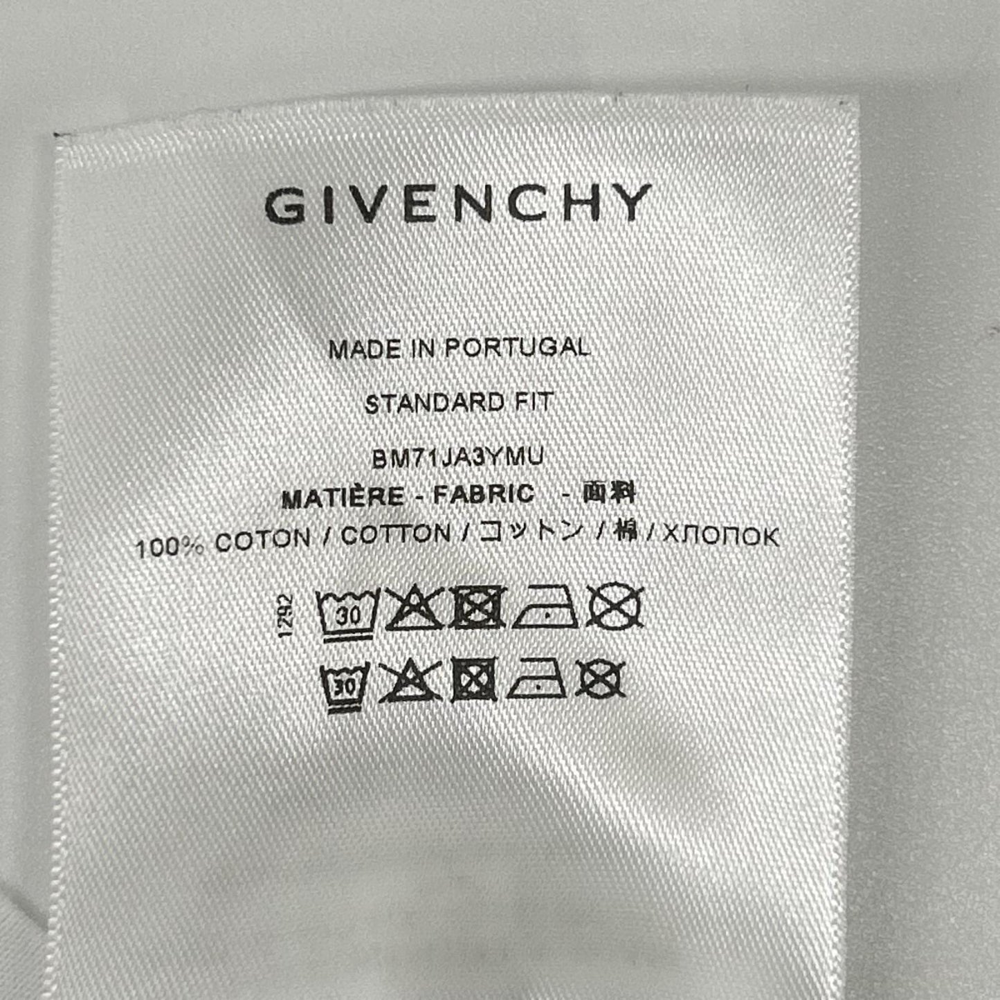 GIVENCHY ジバンシー ホワイト フローラル刺繍 半袖 Tシャツ トップス