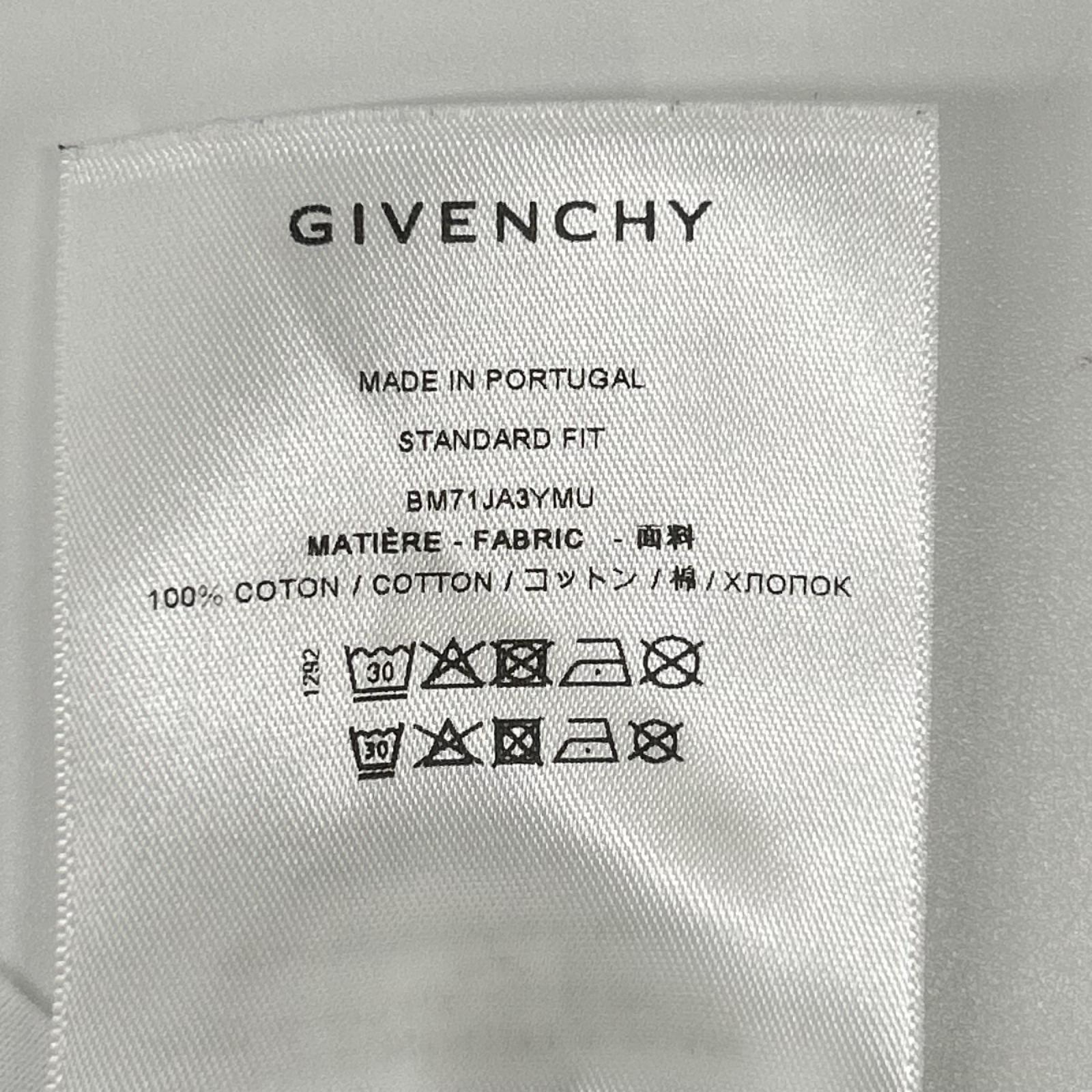 GIVENCHY ジバンシー ホワイト フローラル刺繍 半袖 Tシャツ トップス