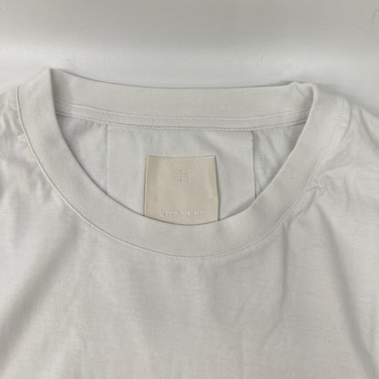 GIVENCHY ジバンシー ホワイト フローラル刺繍 半袖 Tシャツ トップス