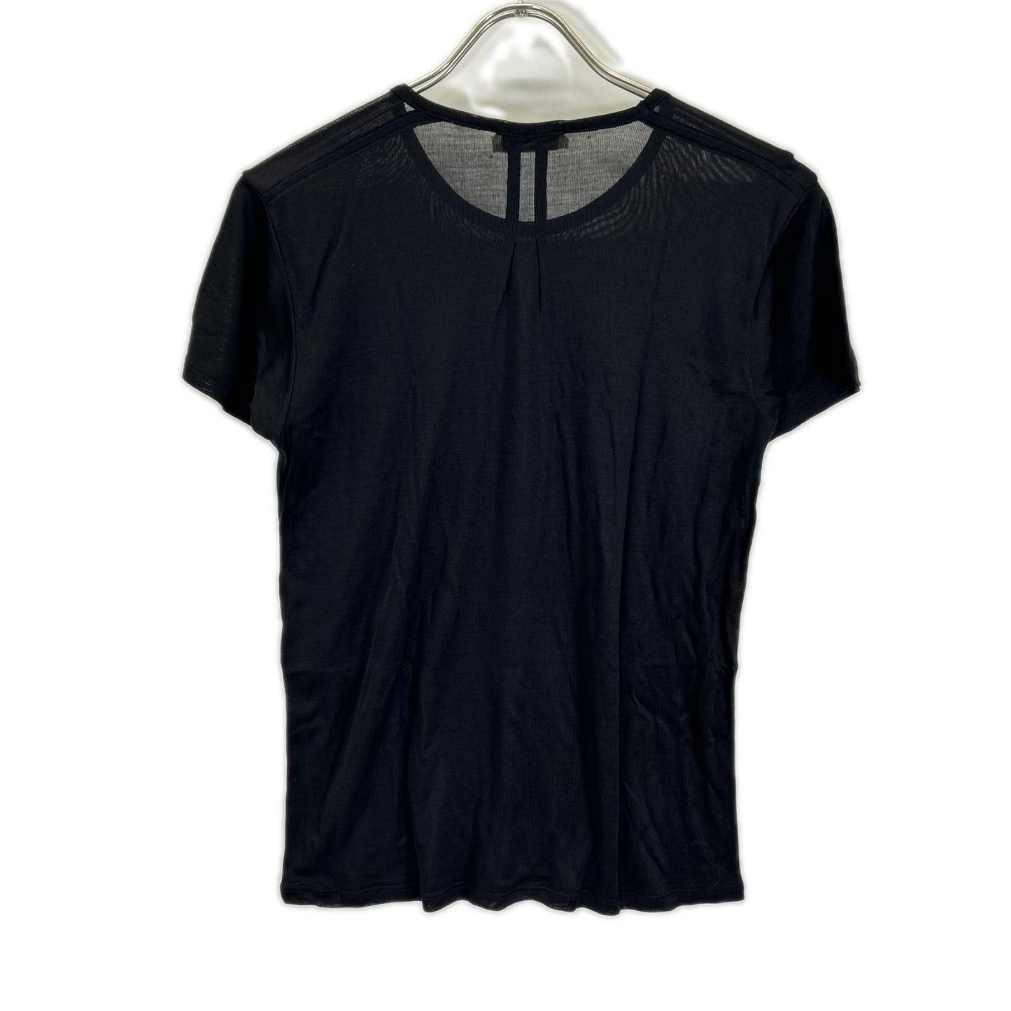 SAINT LAURENT PARIS サンローランパリ 395398 15年 ブラック シルク スター カットソー トップス