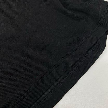 SAINT LAURENT PARIS サンローランパリ 395398 15年 ブラック シルク スター カットソー トップス