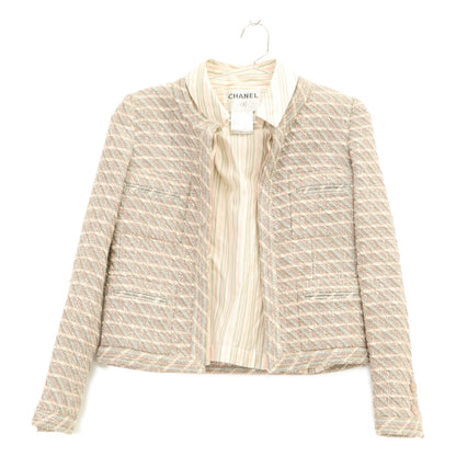 CHANEL シャネル 【美品】03P P20660W03114/P20656V12140 シャツドッキング ツイードジャケット/ワンピース セットアップ スーツ セットアップ