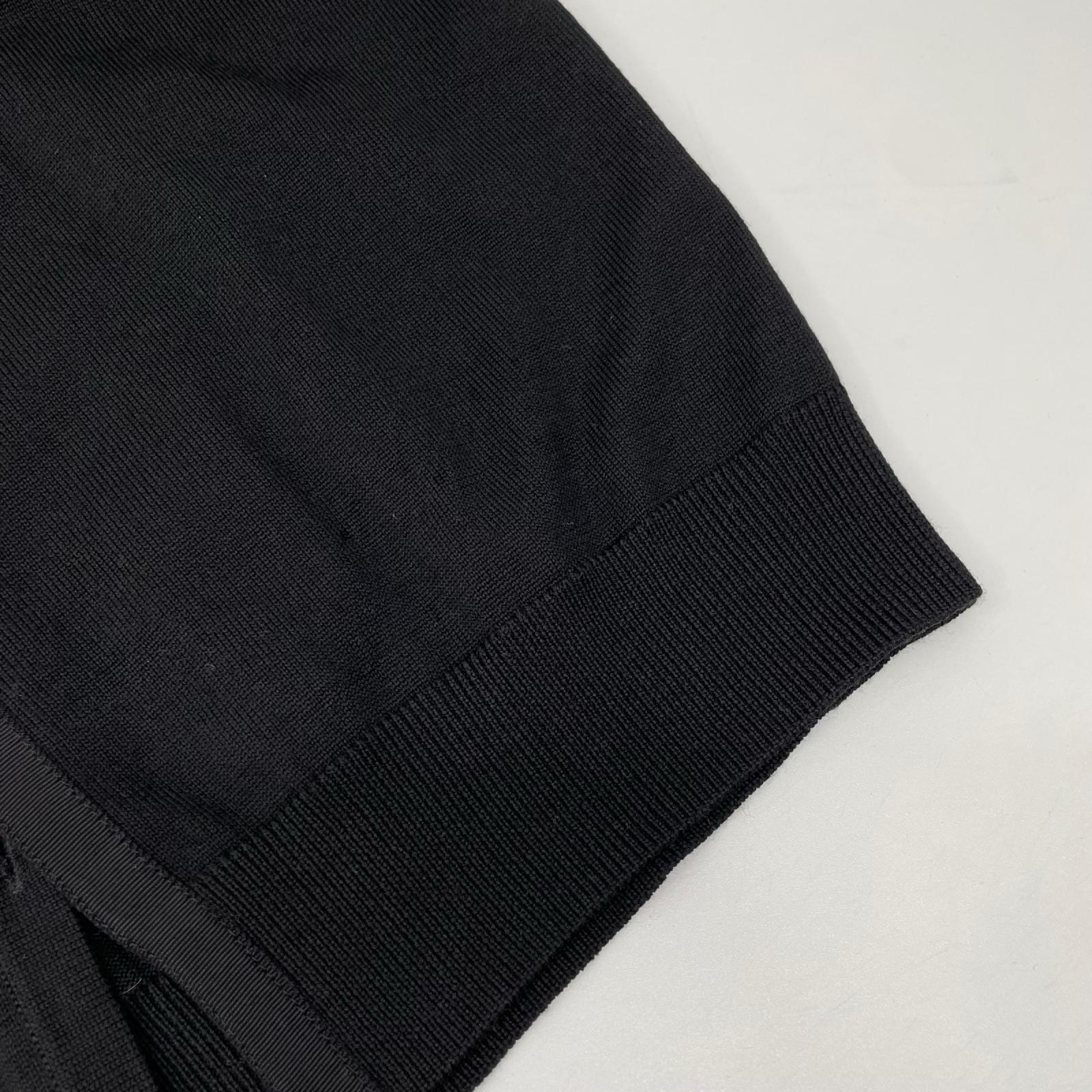 BALLSEY ボールジー ブラック ウールポリエステルパールコンビ 2-wayプルオーバー トップス