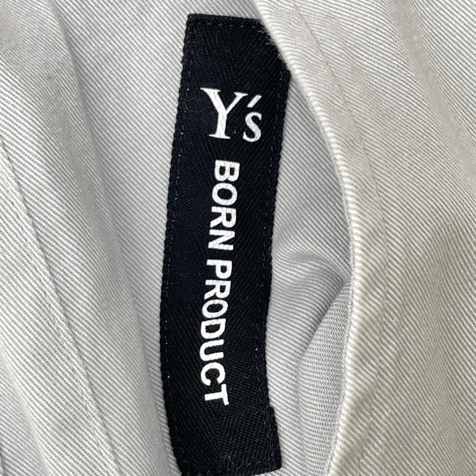 Y's ワイズ YT-P81-002 グレー BORN PRODUCT コットンツイル サルエルパンツ ボトムス