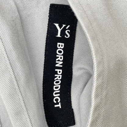 Y's ワイズ YT-P81-002 グレー BORN PRODUCT コットンツイル サルエルパンツ ボトムス