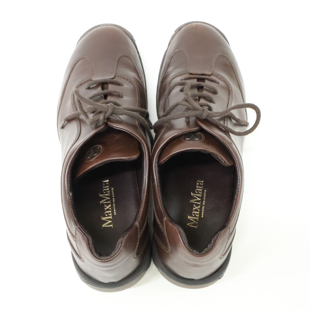 Max Mara マックスマーラ レザー ローカット スニーカー シューズ