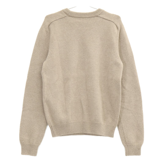 CELINE セリーヌ 【国内正規/23AW】23ZE6048T.03SD ウールｘカシミヤ トリオンフ刺繍 クルーネック ニットセーター トップス