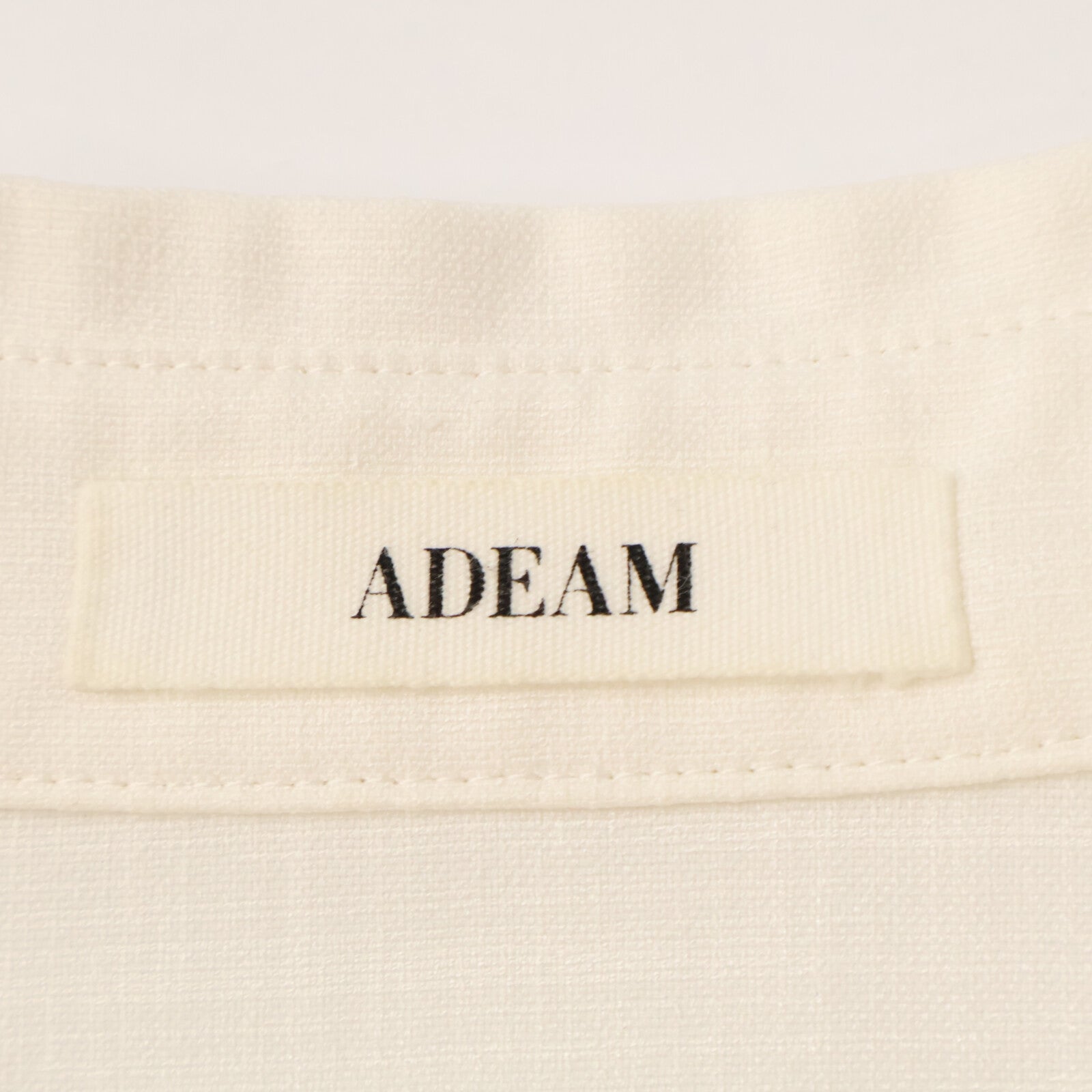 ADEAM アディアム 37000 ホワイト 半袖 シャツ トップス