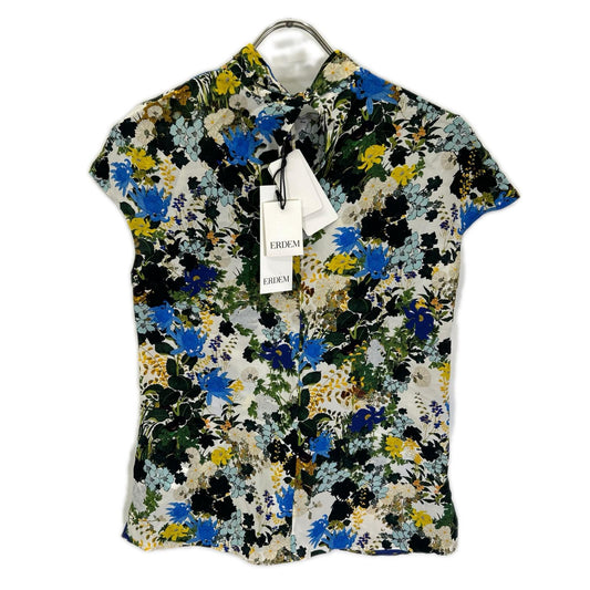 ERDEM アーデム ホワイト シルク 花柄 トップス トップス