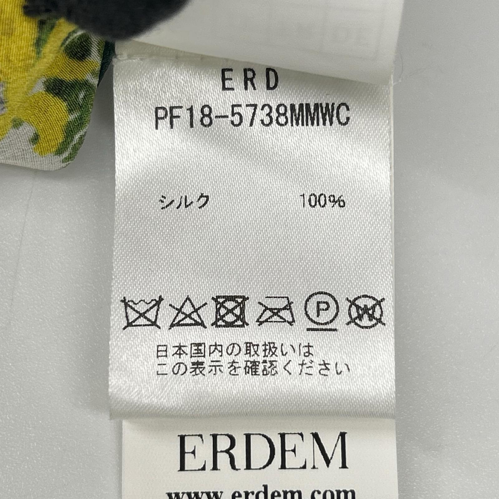 ERDEM アーデム ホワイト シルク 花柄 トップス トップス